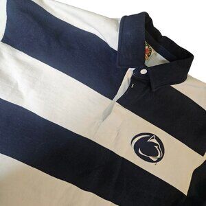 Barbarian Rugby Wear Penn State Collegiate Stripe Shirt Men's XXL Custom Apparel